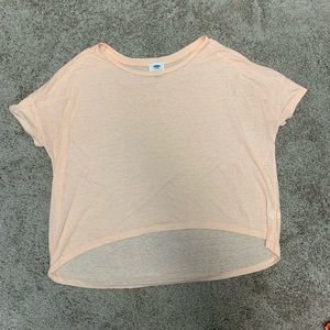 Old navy oversized crop shirt